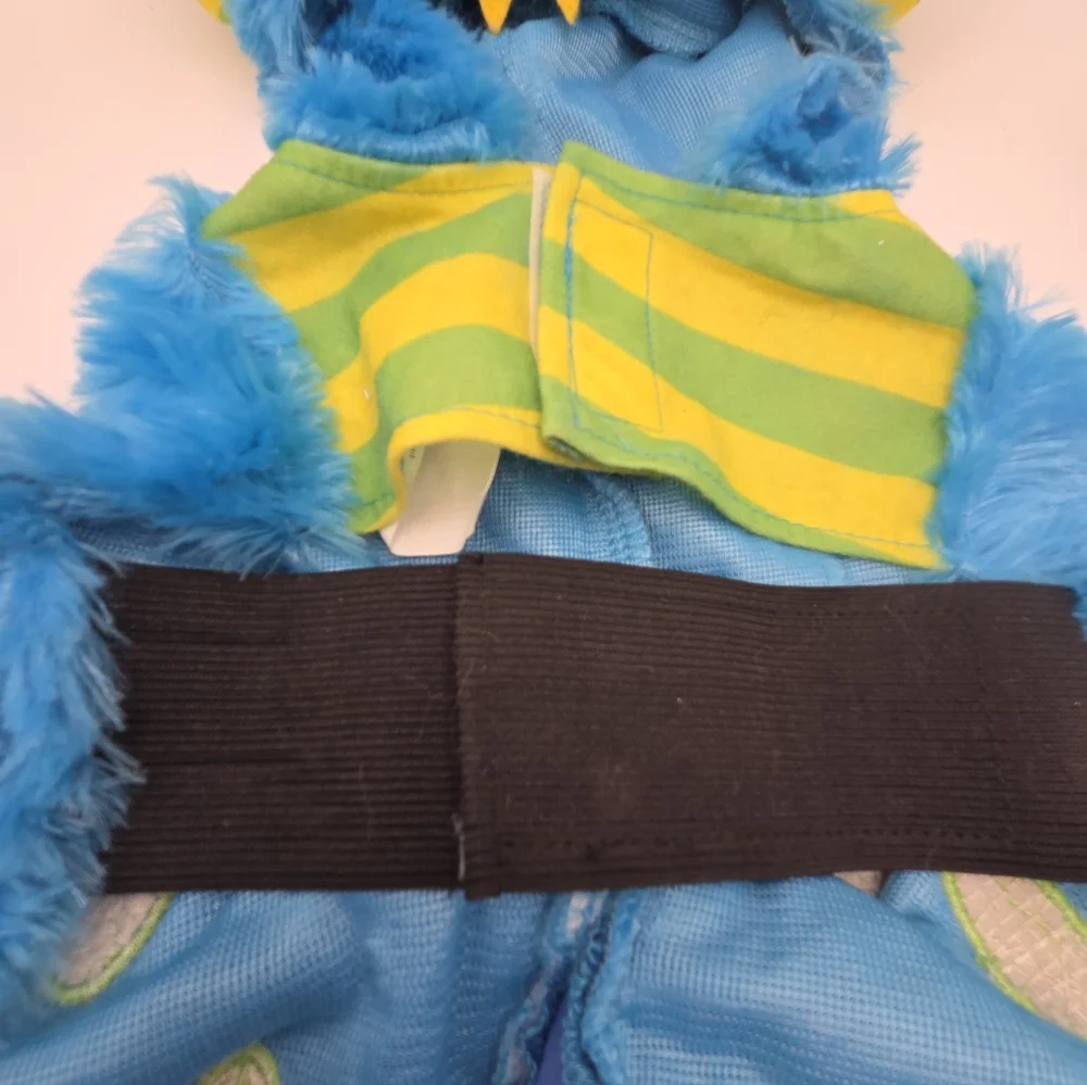 Sweet Cheeks Blue Green Monster Dog Costume Medium